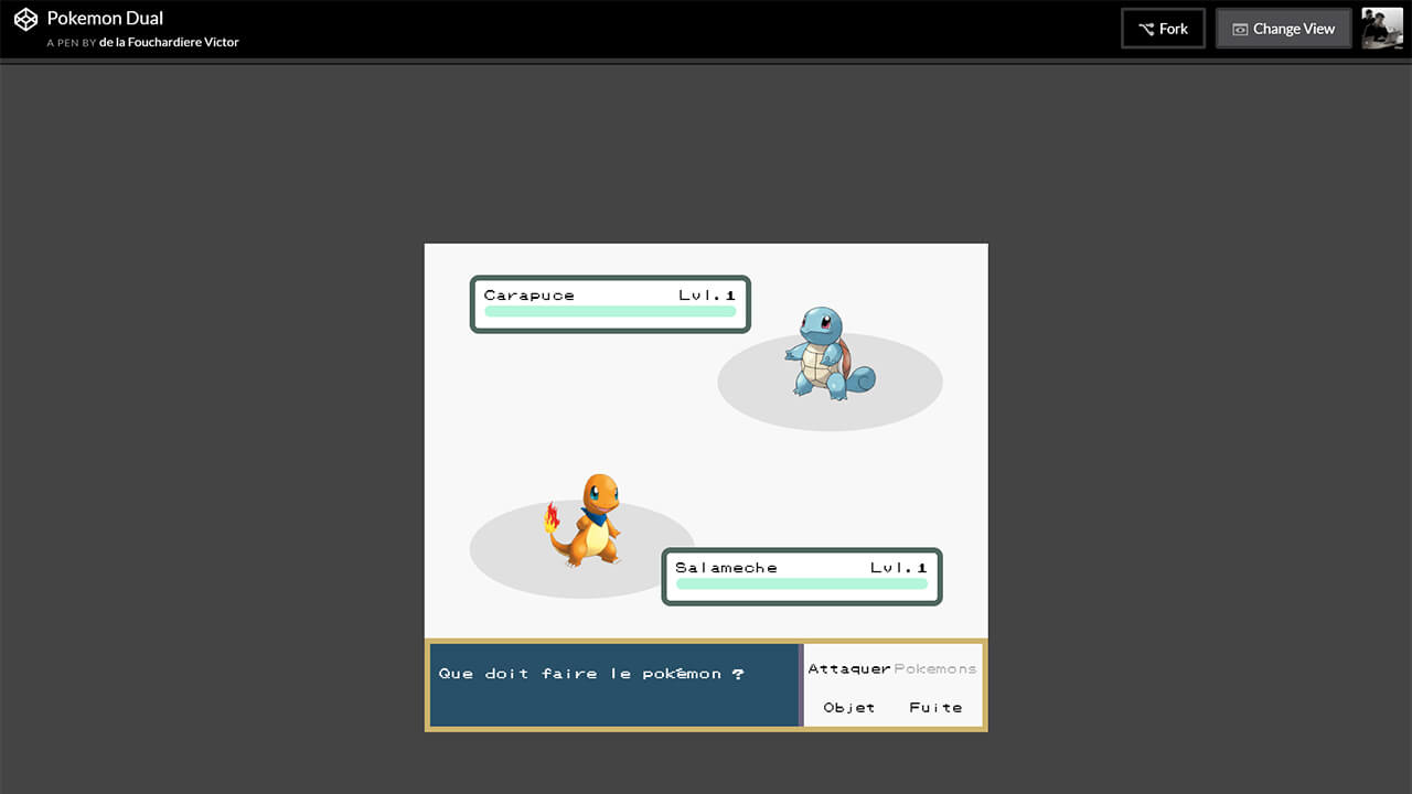 Pokemon battle